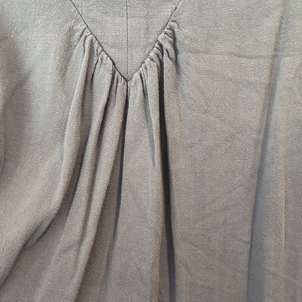 LuLaRoe Gray/ blue  Chaylin dress Large - Picture 3 of 3